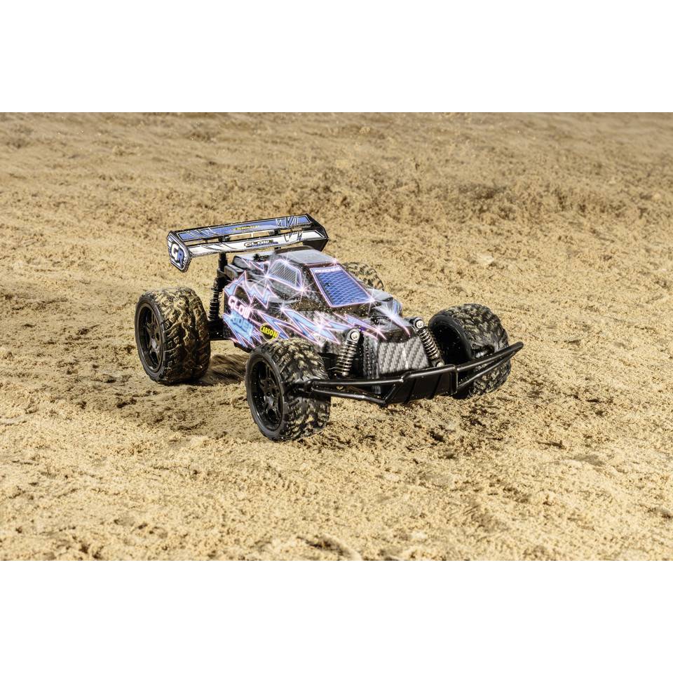 Carson Modellsport Glow Rider Blau 1:12 RC Modellauto Elektro Buggy