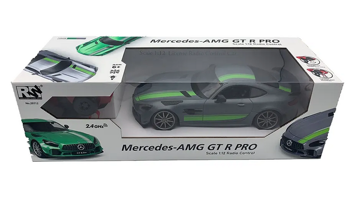 Mercedes-AMG GT R PRO grau V8 Biturbo 1:12 Scale Modell RC Car