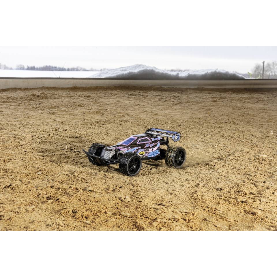 Carson Modellsport Glow Rider Blau 1:12 RC Modellauto Elektro Buggy