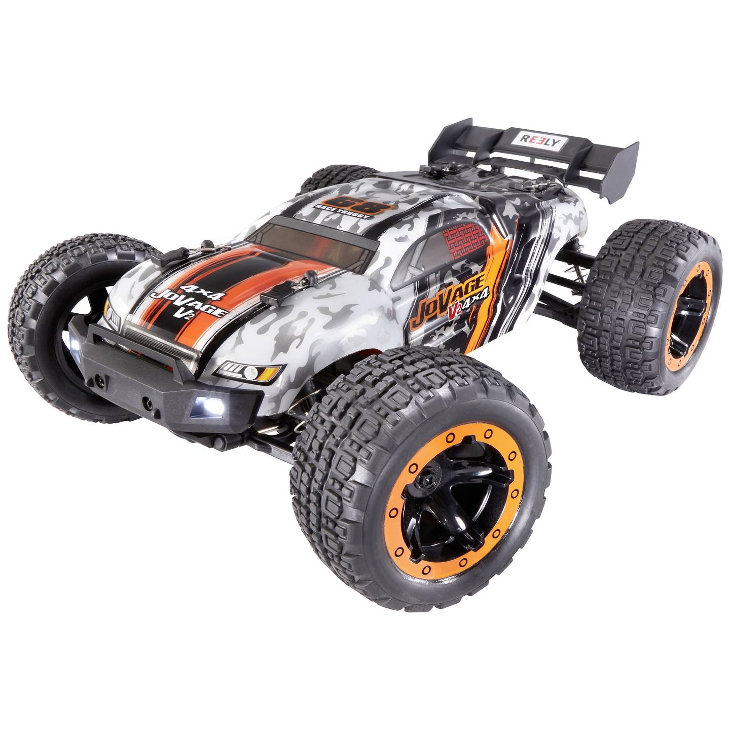 Reely JoVage 4x4 V2 Orange/Weiß Brushed 1:16