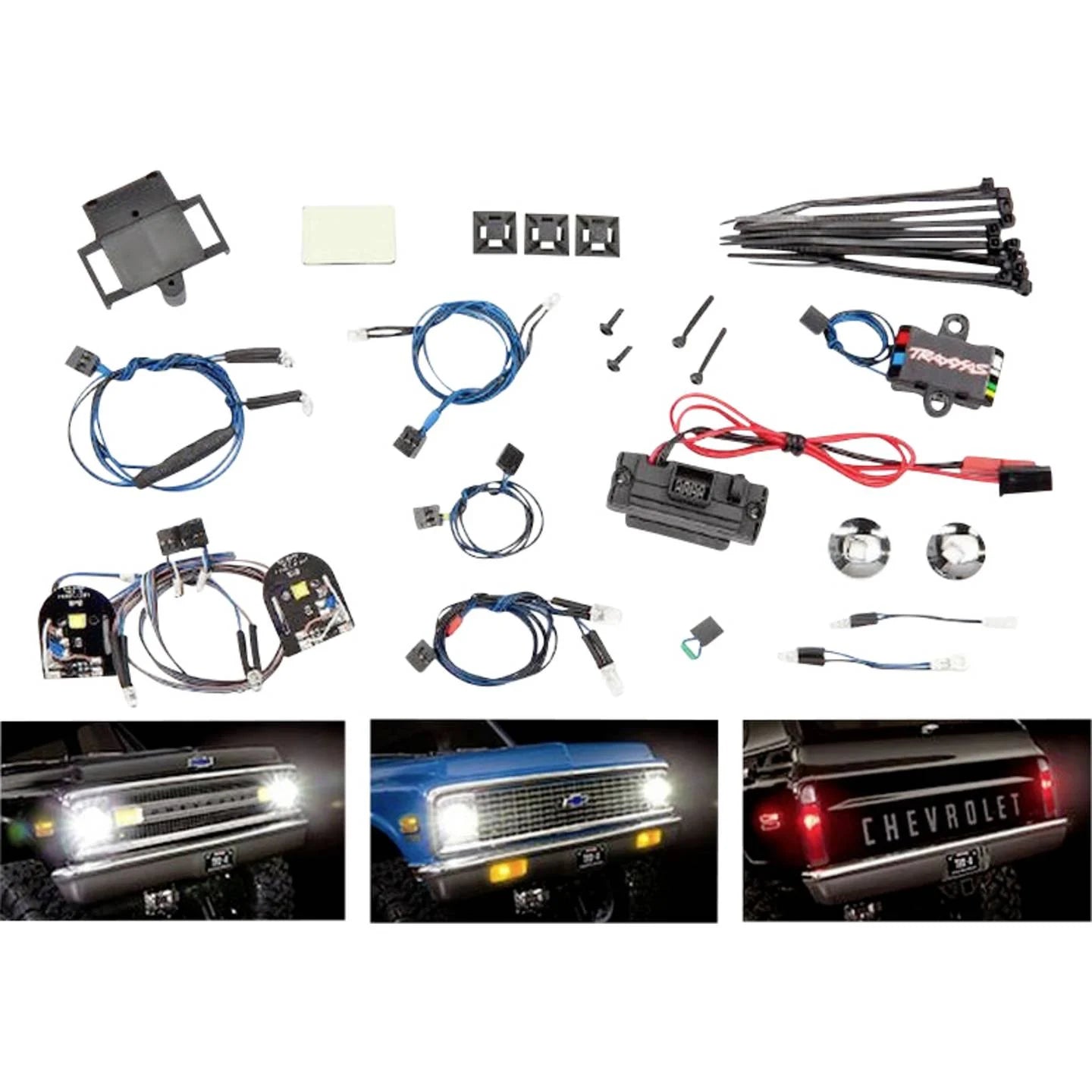 Traxxas TRX-8090 Tuning Lichter-Set komplett mit Power Supply