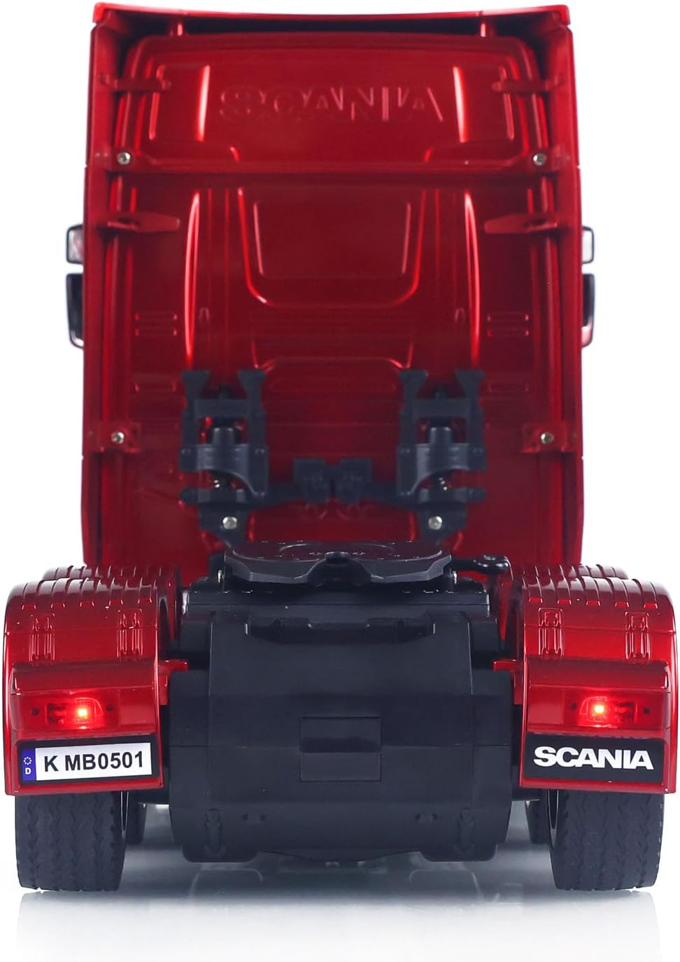 1501 rot Scania 770S 1/18 RC Truck Huina – RTR LKW mit Licht- & Soundeffekten 19CH-
